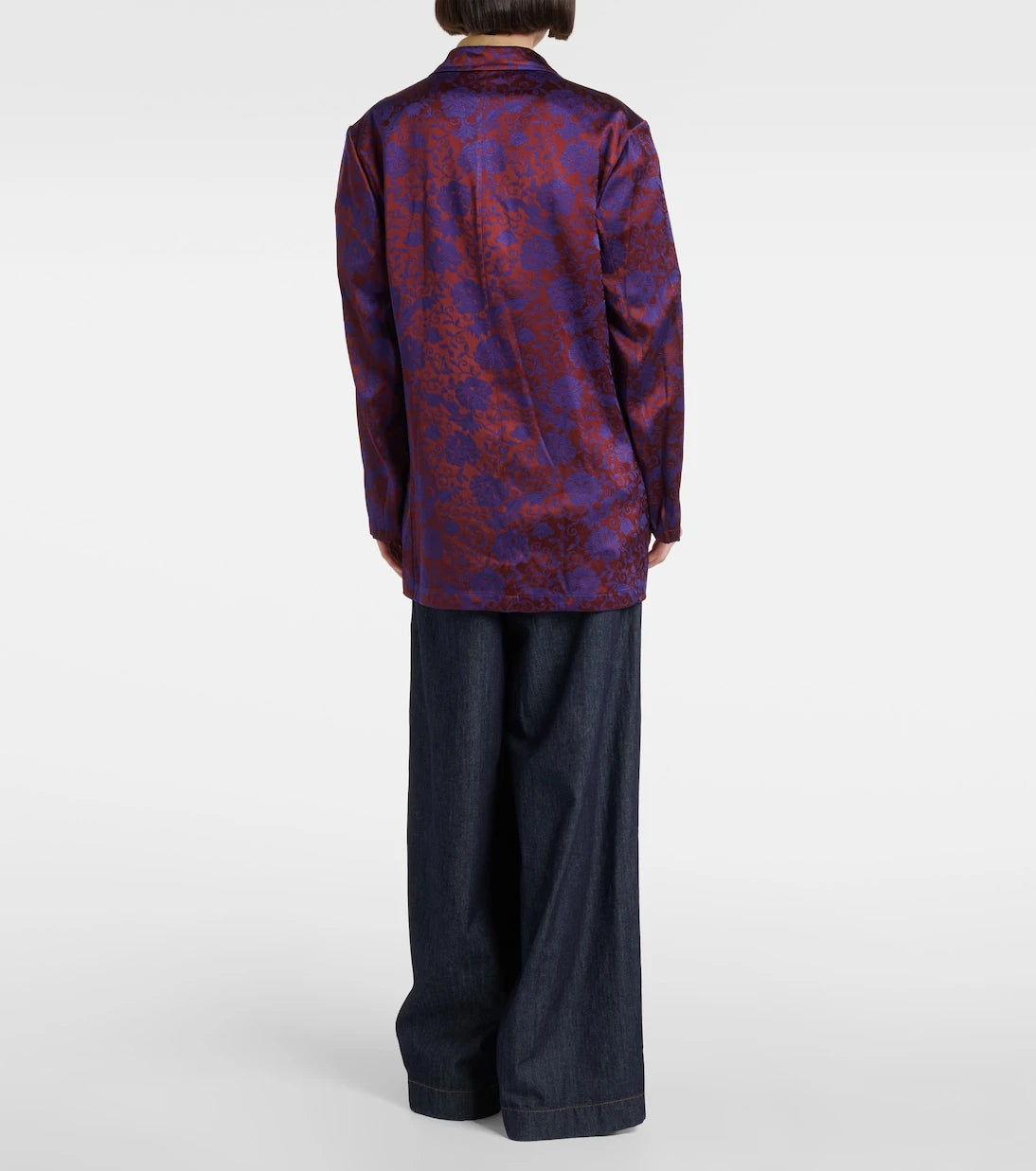 Dries Van Noten - Floral jacquard blazer