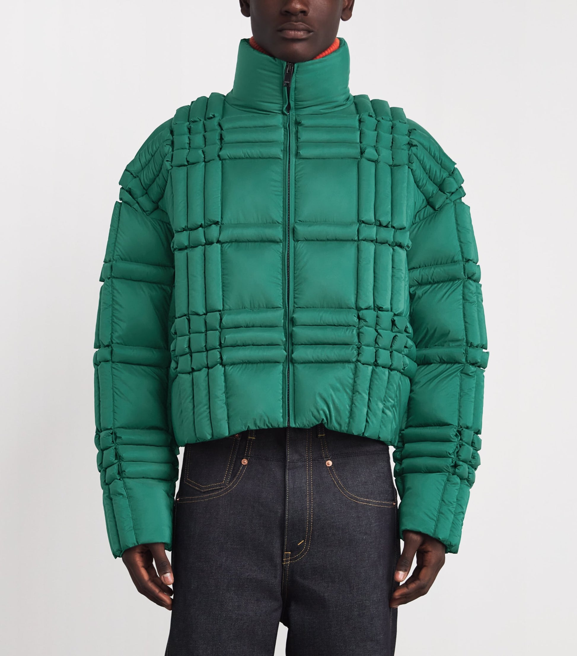 Raxxy Green 3D Down-Filled Puffer Jacket