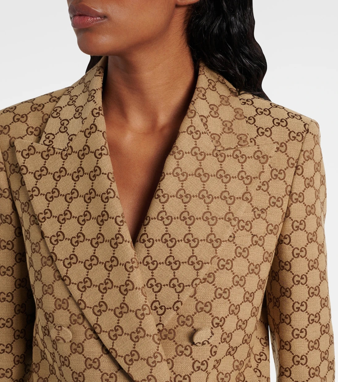 Gucci - Cotton-blend GG jacquard blazer