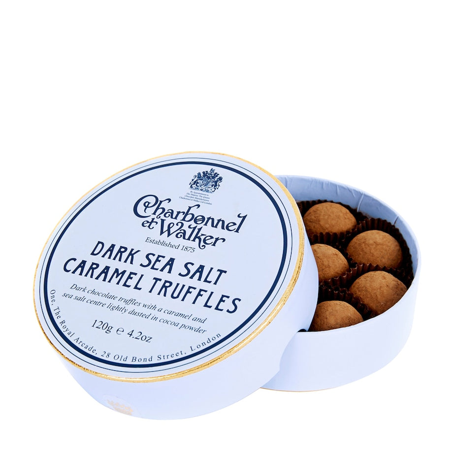 Charbonnel et Walker Dark Sea Salt Caramel Truffles (120g)