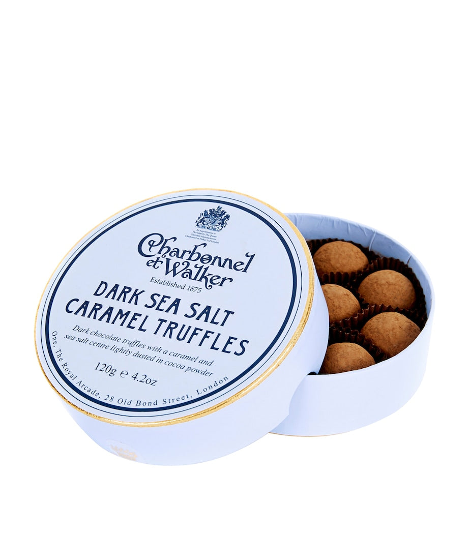 Charbonnel et Walker Dark Sea Salt Caramel Truffles (120g)