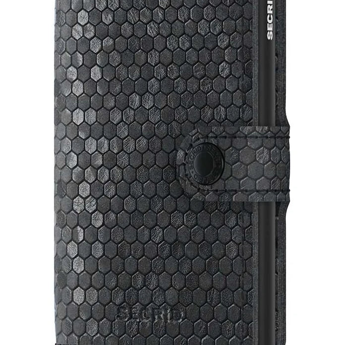 Кожен портфейл Secrid Miniwallet Hexagon Black