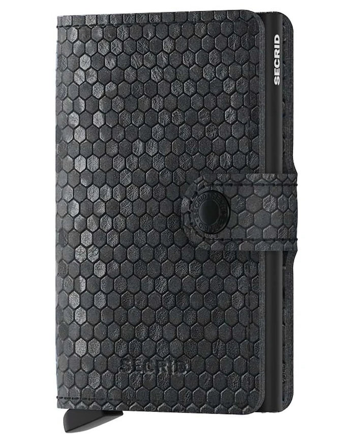 Secrid Miniwallet Hexagon Black Cüzdan