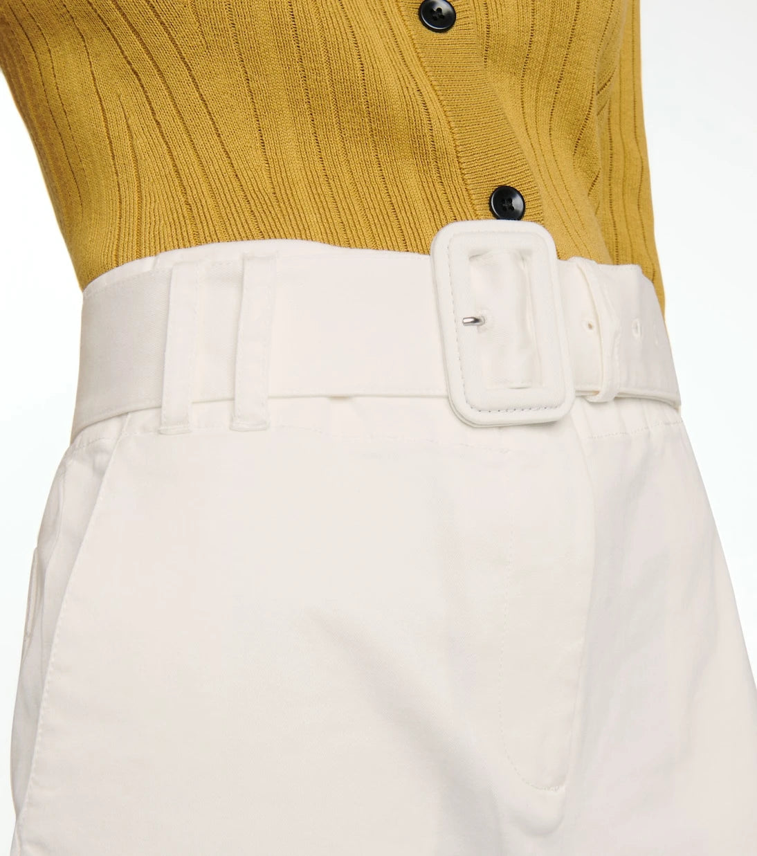 Proenza Schouler - Belted high-rise cotton pants