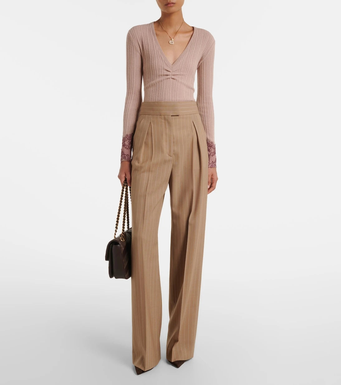 Valentino Garavani - Rockstud suede pumps