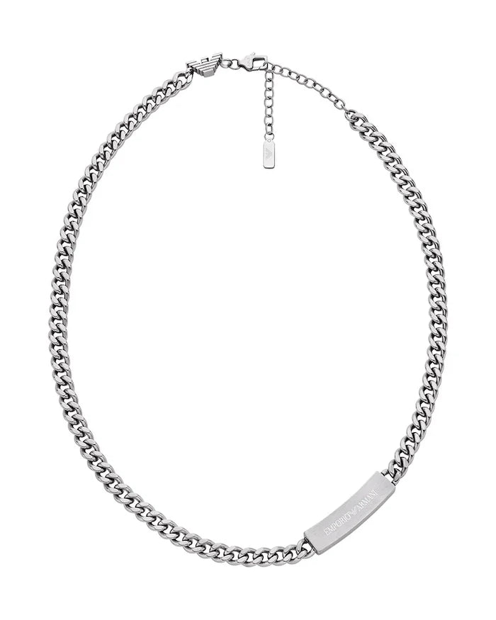 Emporio Armani Paslanmaz Çelik Erkek Kolye Eagle Logo