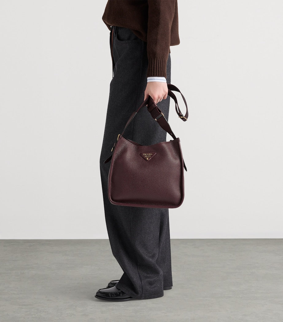 Prada Medium Leather Shoulder Bag