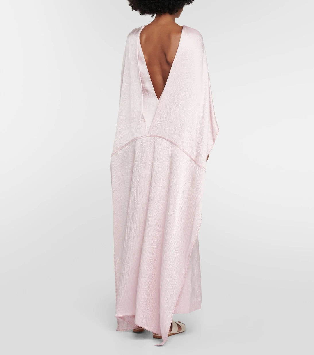 Gabriela Hearst - Caped silk satin gown