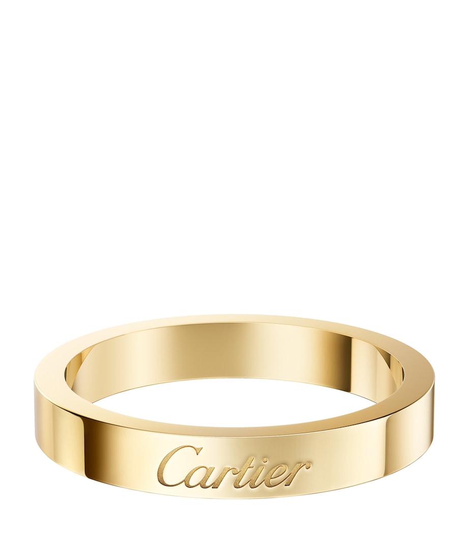 Yellow Gold C de Cartier Wedding Ring