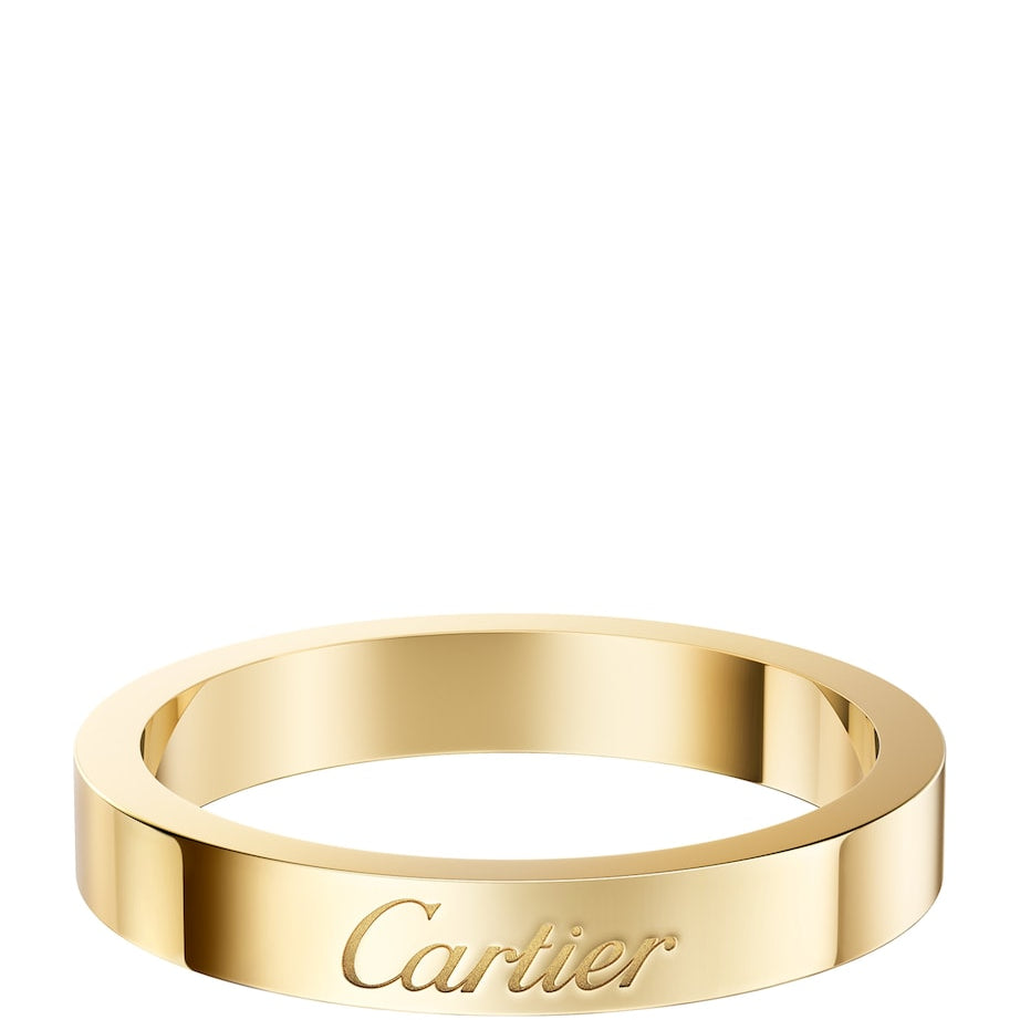 Yellow Gold C de Cartier Wedding Ring