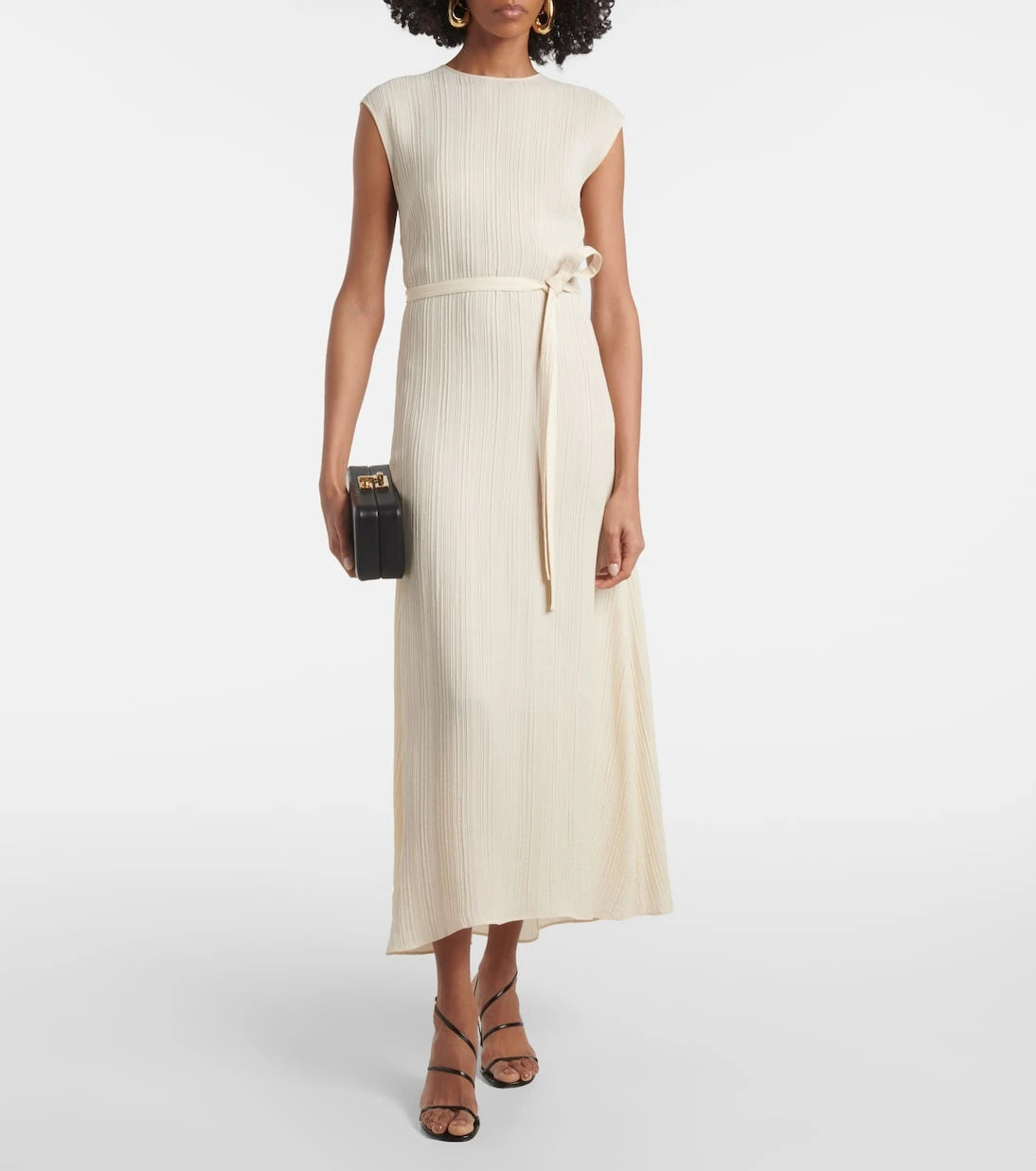 Joseph - Garnier pleated jacquard midi dress