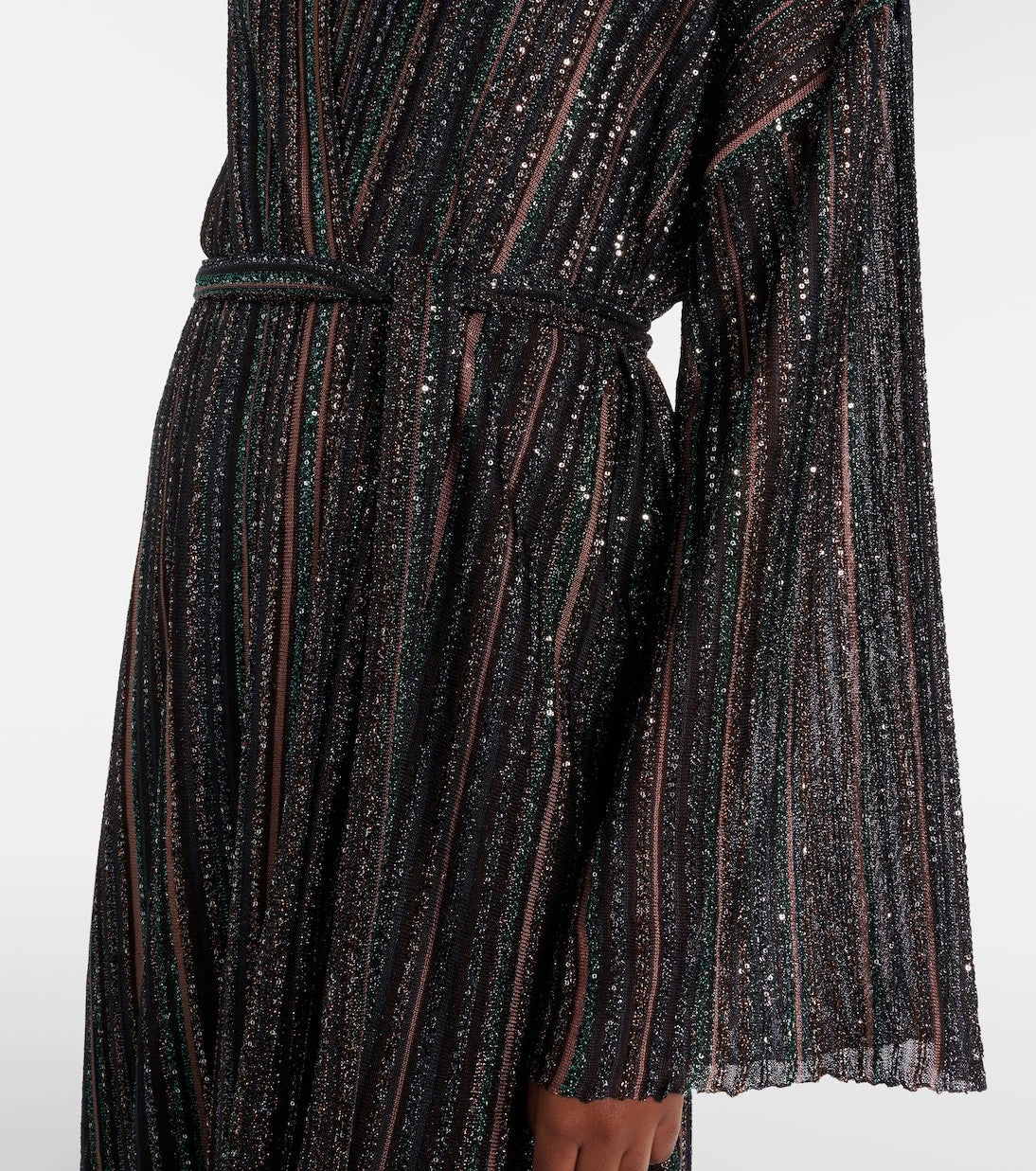 Missoni - Chevron lamé cardigan