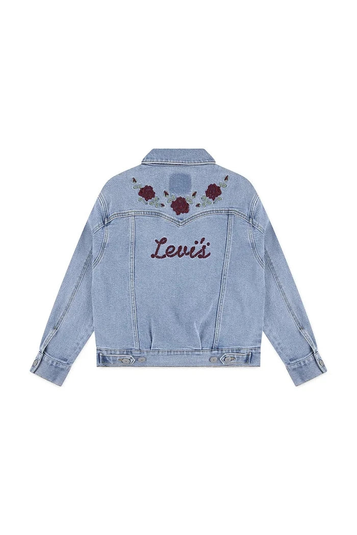 Детско яке Levi's OVERSIZED WESTERN TRUCKER