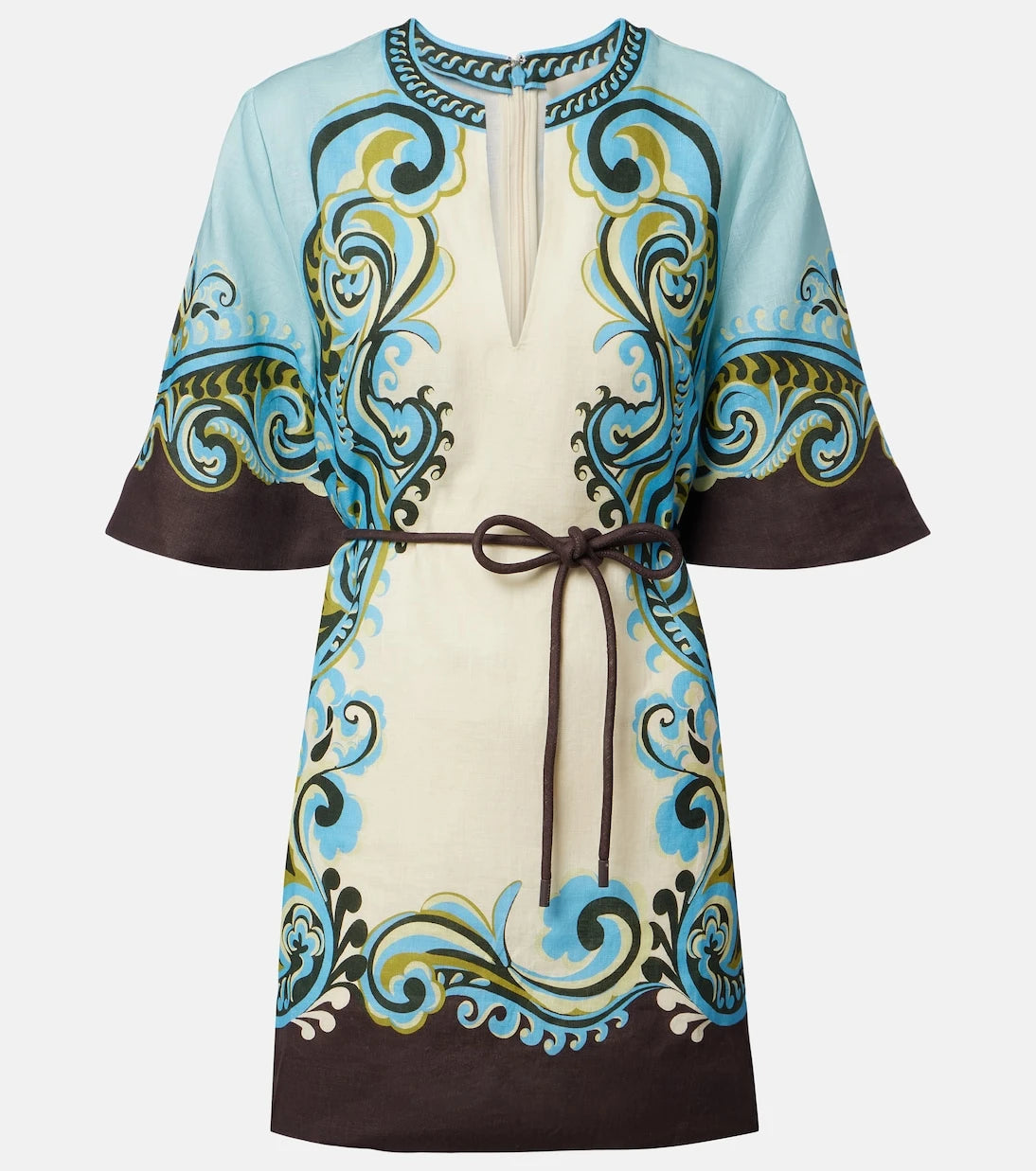 Alémais - Natalia printed linen minidress