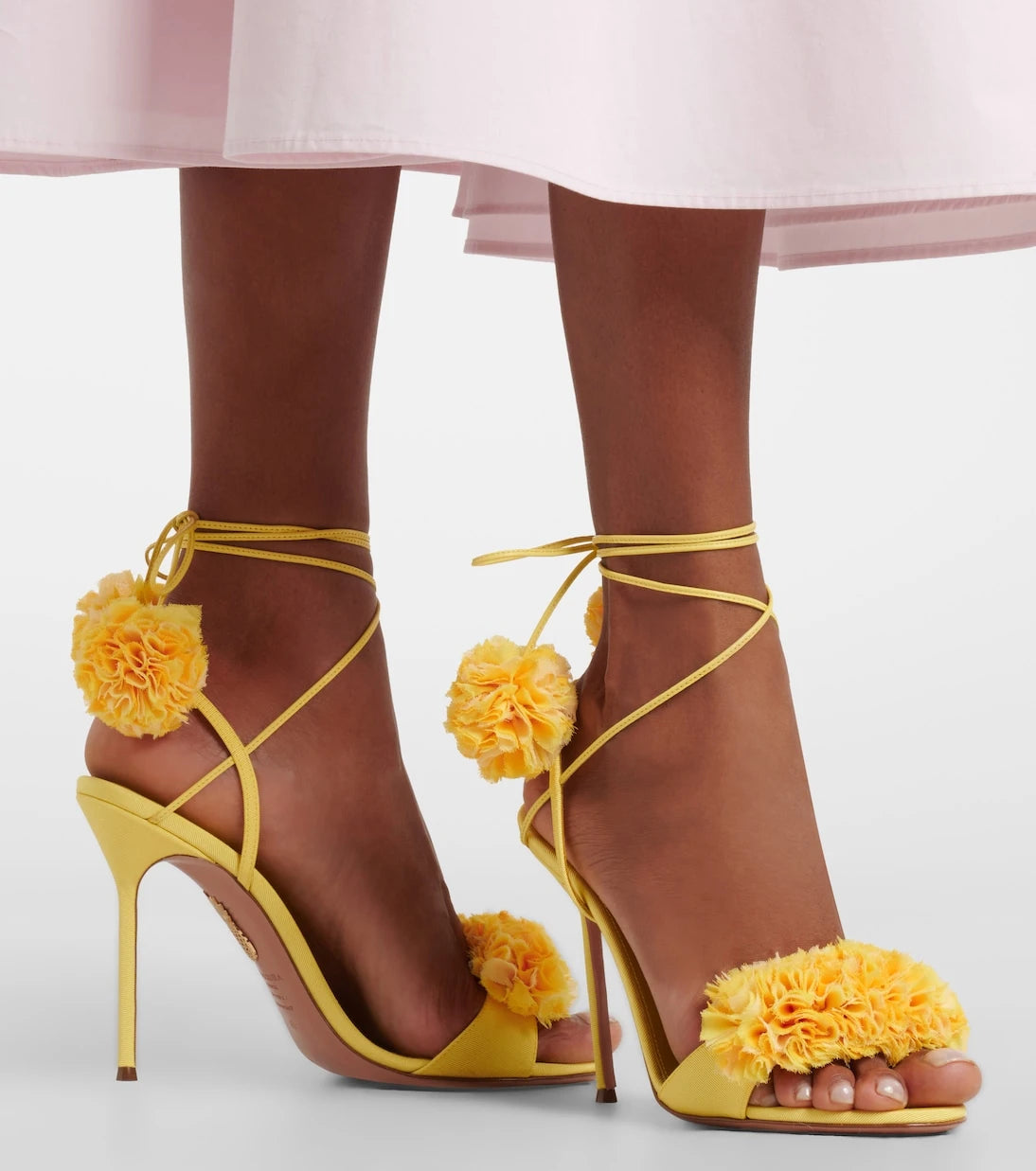 Aquazzura - Cherry Kiss appliqué sandals