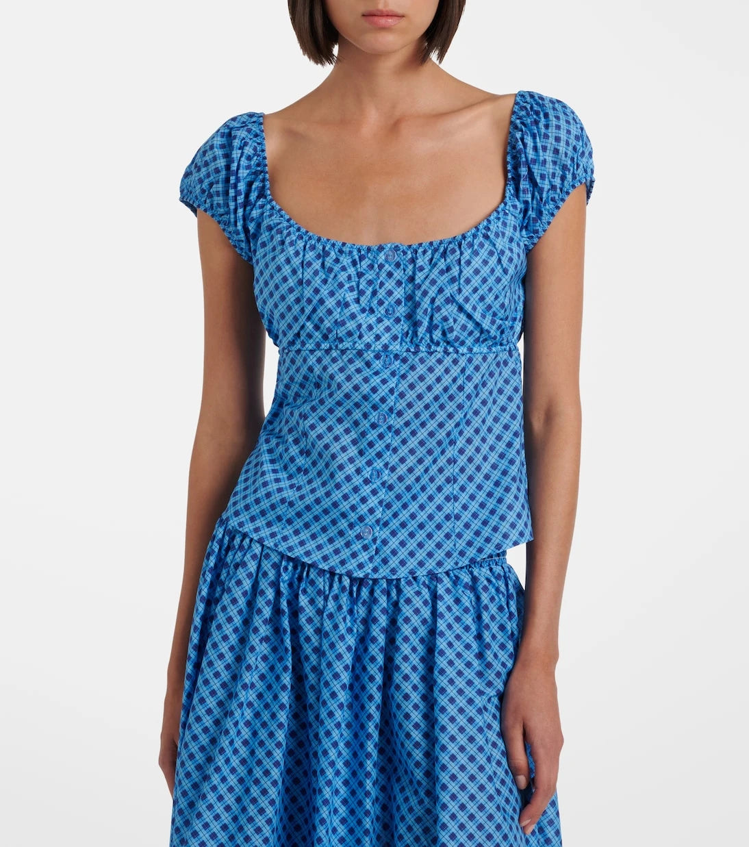 Montce - Millie plaid cotton top