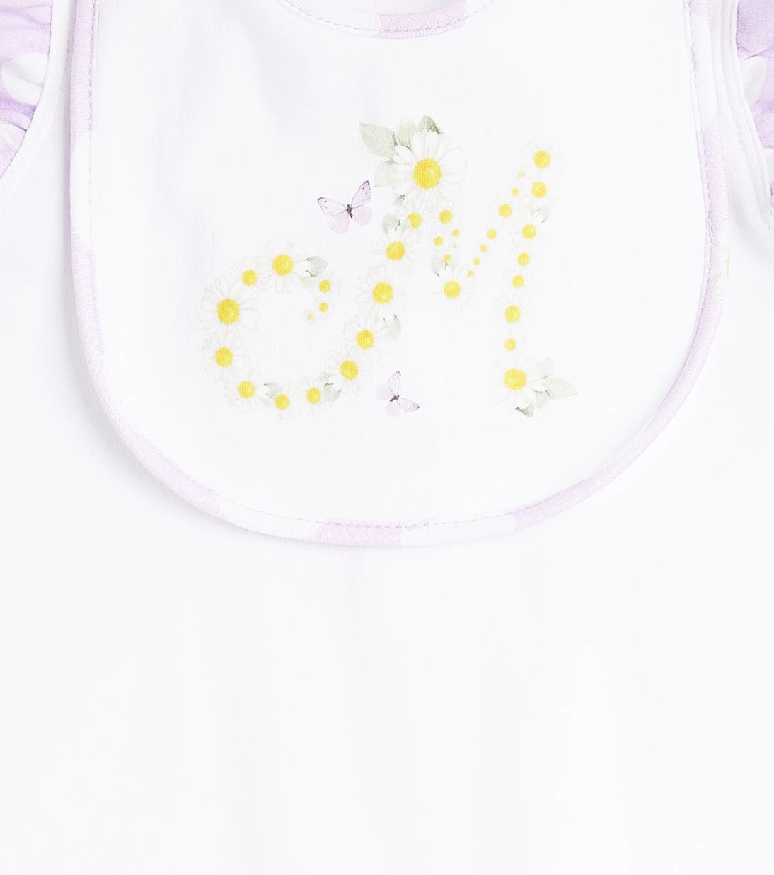 Monnalisa - Baby onesie, bib, and bucket hat set