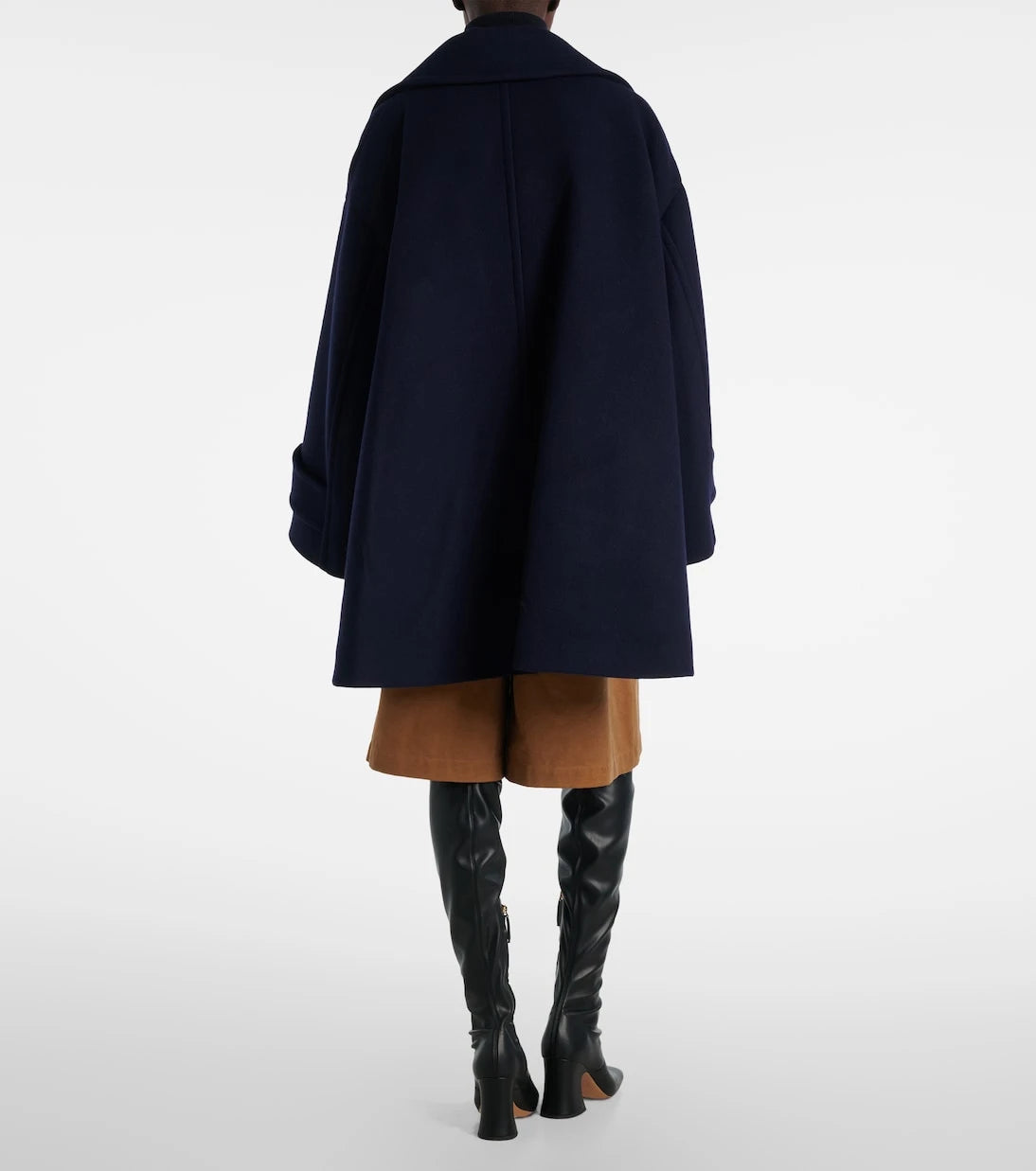 Chloé - Double-breasted oversized wool-blend coat