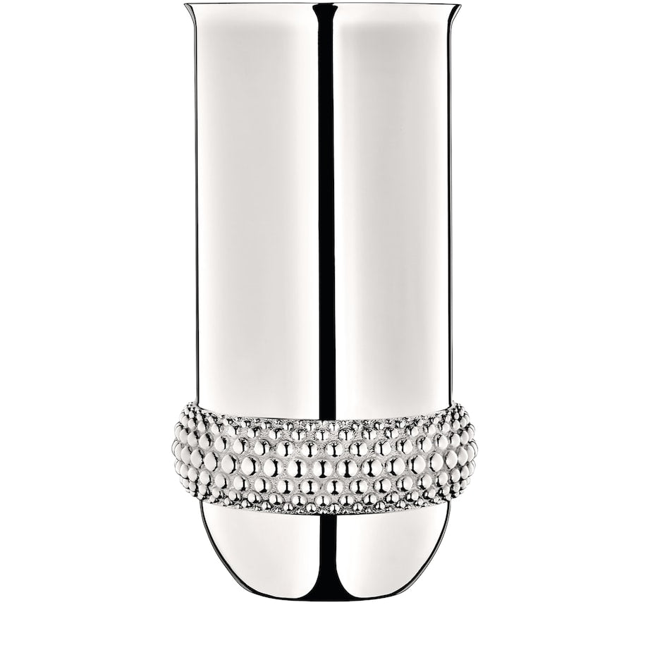 Christofle Silver-Plated Perles Vase (29cm)