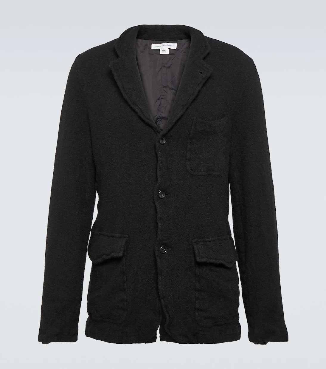Comme des Garçons Shirt - جاكيت بمزيج صوفي