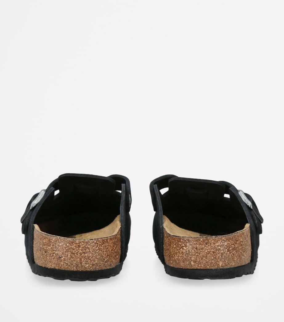 Suede Boston Clogs