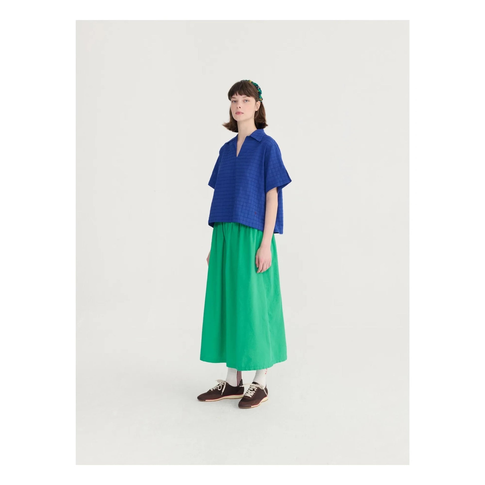 Bobo Choses - Flared Skirt Organic Cotton | Green