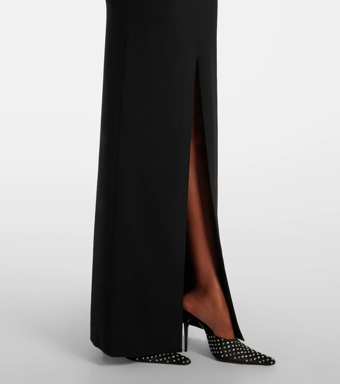Solace London - Bysha strapless crêpe maxi dress