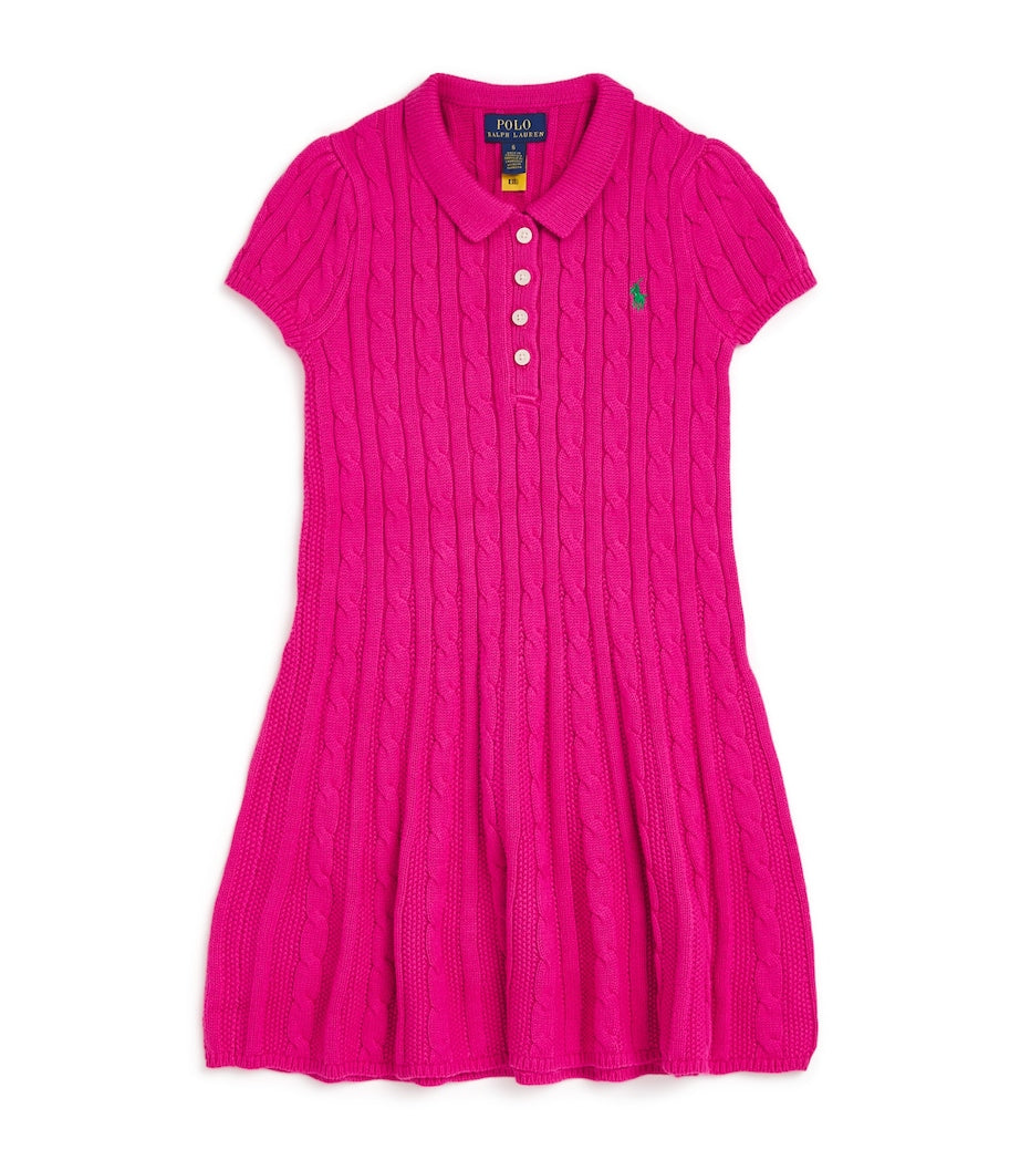Cotton Cable-Knit Dress (2-6 Years)