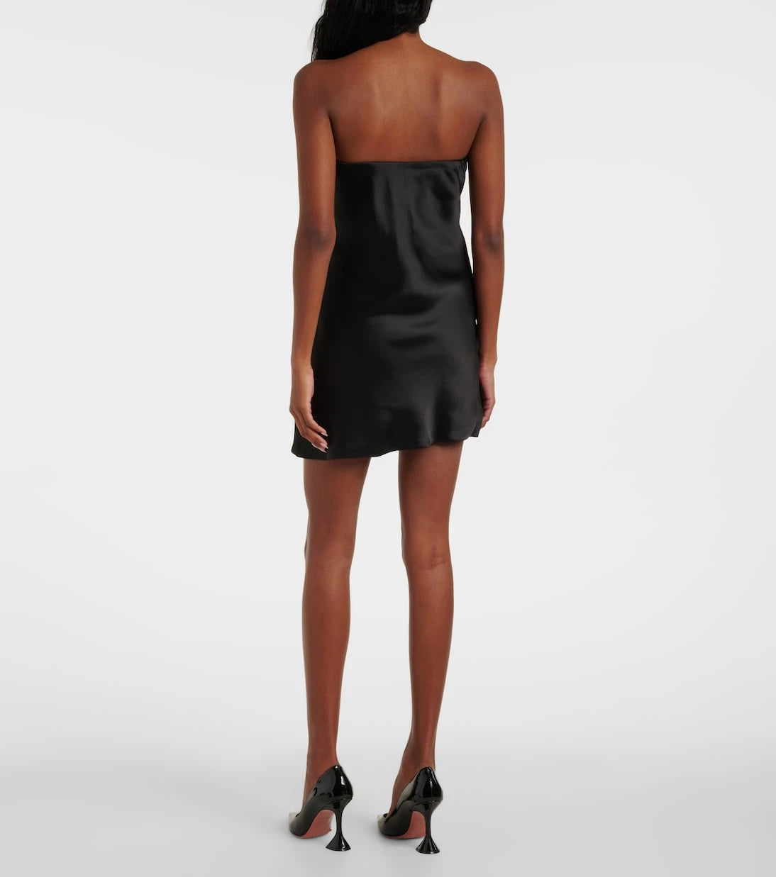 Norma Kamali - Crêpe satin minidress
