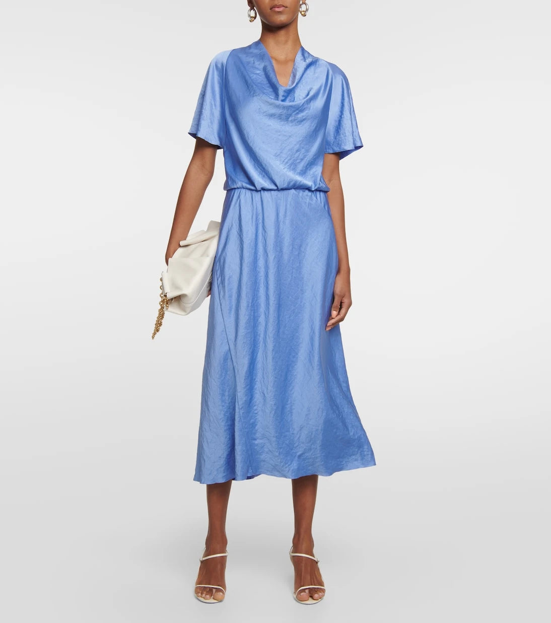 Vince - Cowl neck midi dress