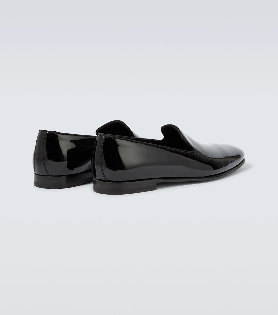 Manolo Blahnik - Mario patent leather loafers