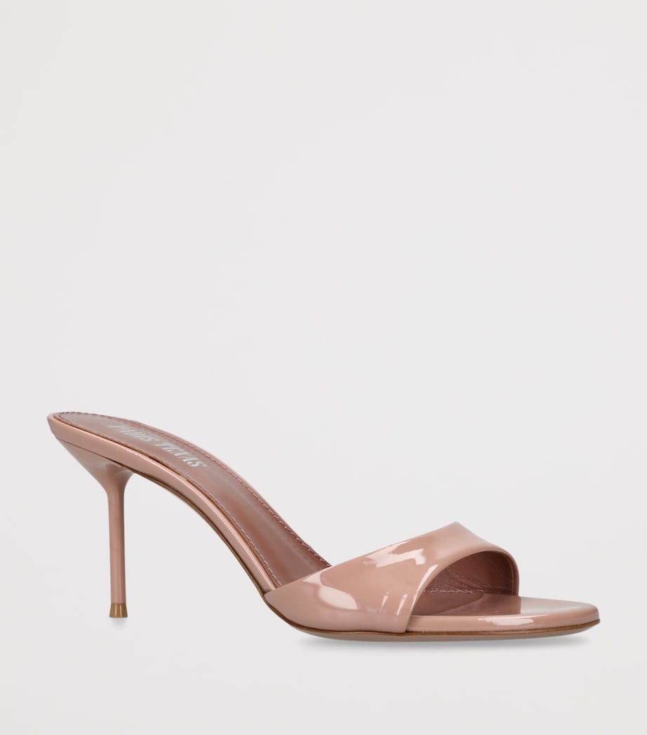 Patent Leather Lidia Mules 70 BLUSH