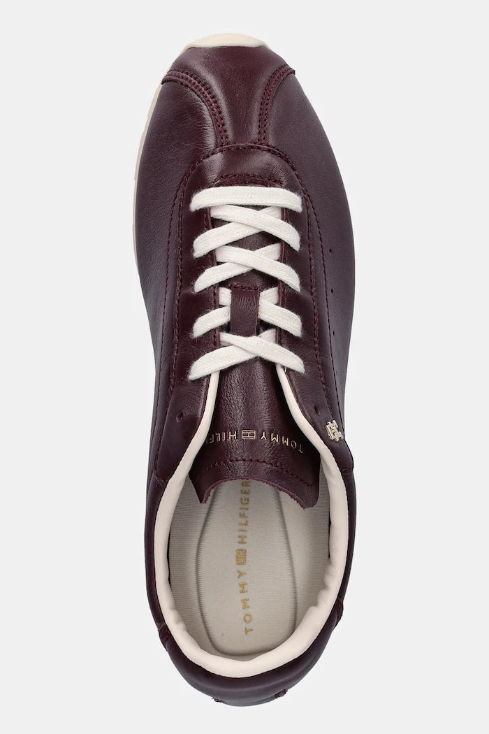 Tommy Hilfiger TH LOW PROFILE RUNNER Deri Sneakers