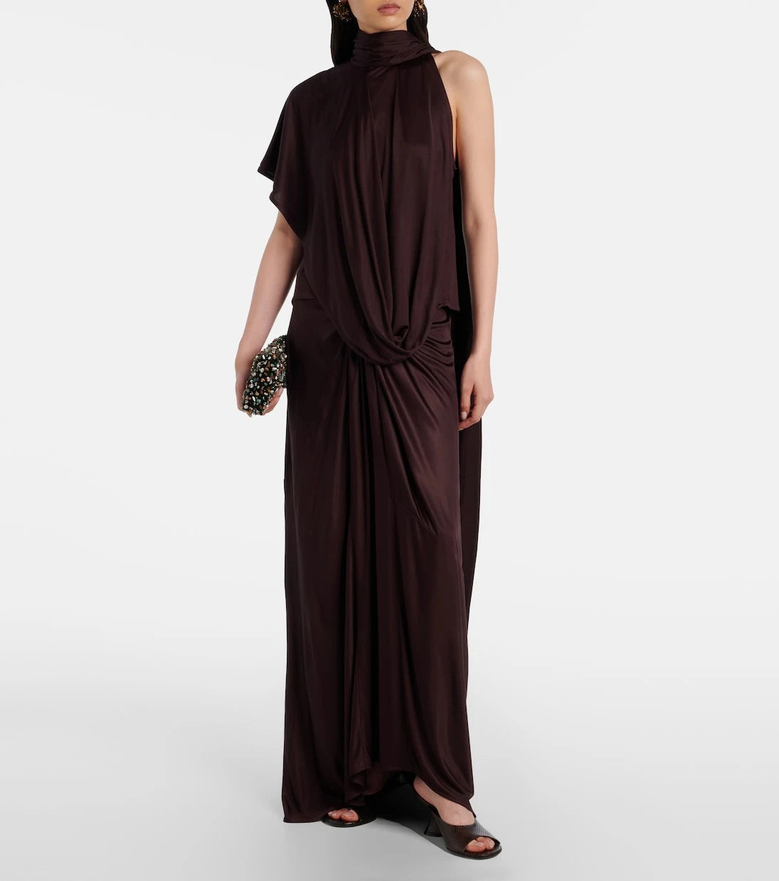 Dries Van Noten - Draped maxi skirt
