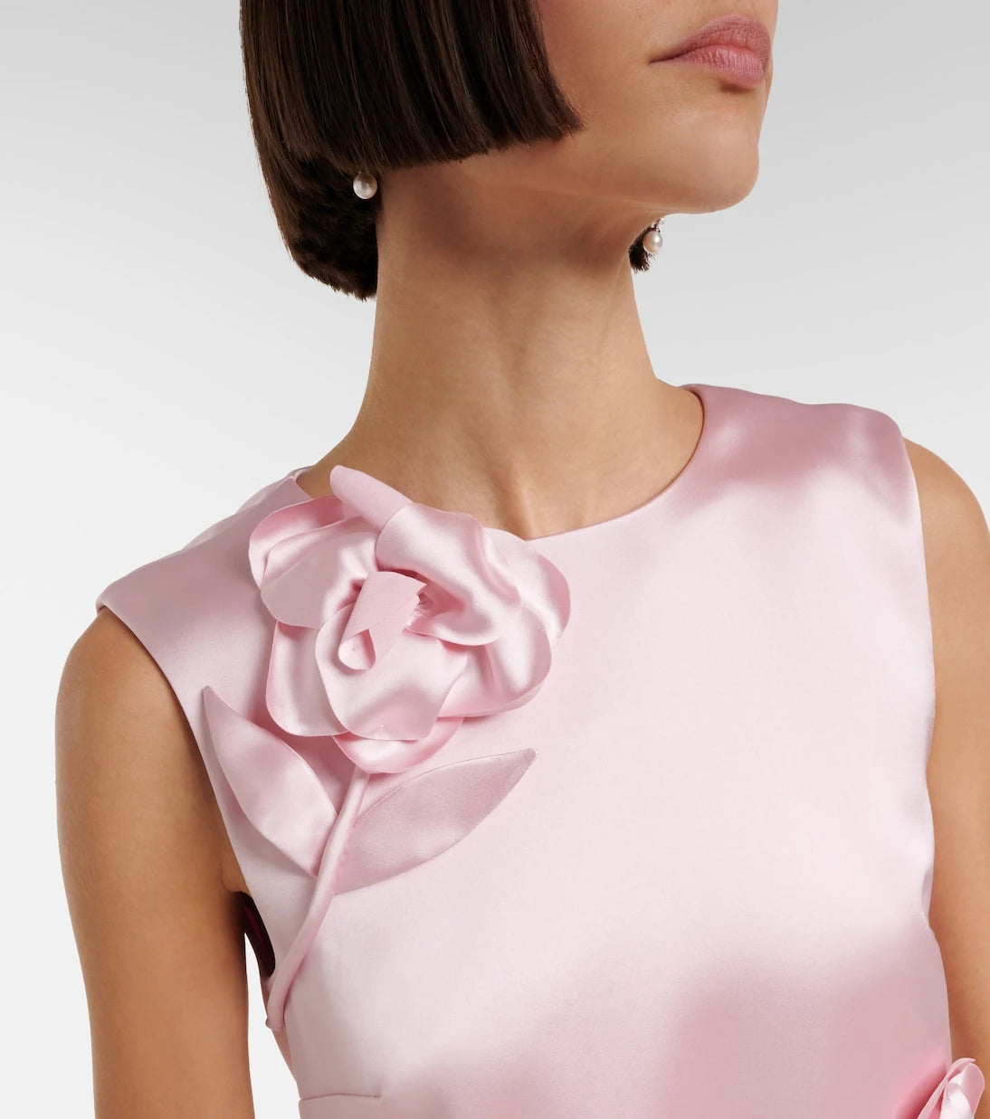 Self-Portrait - Satin minidress