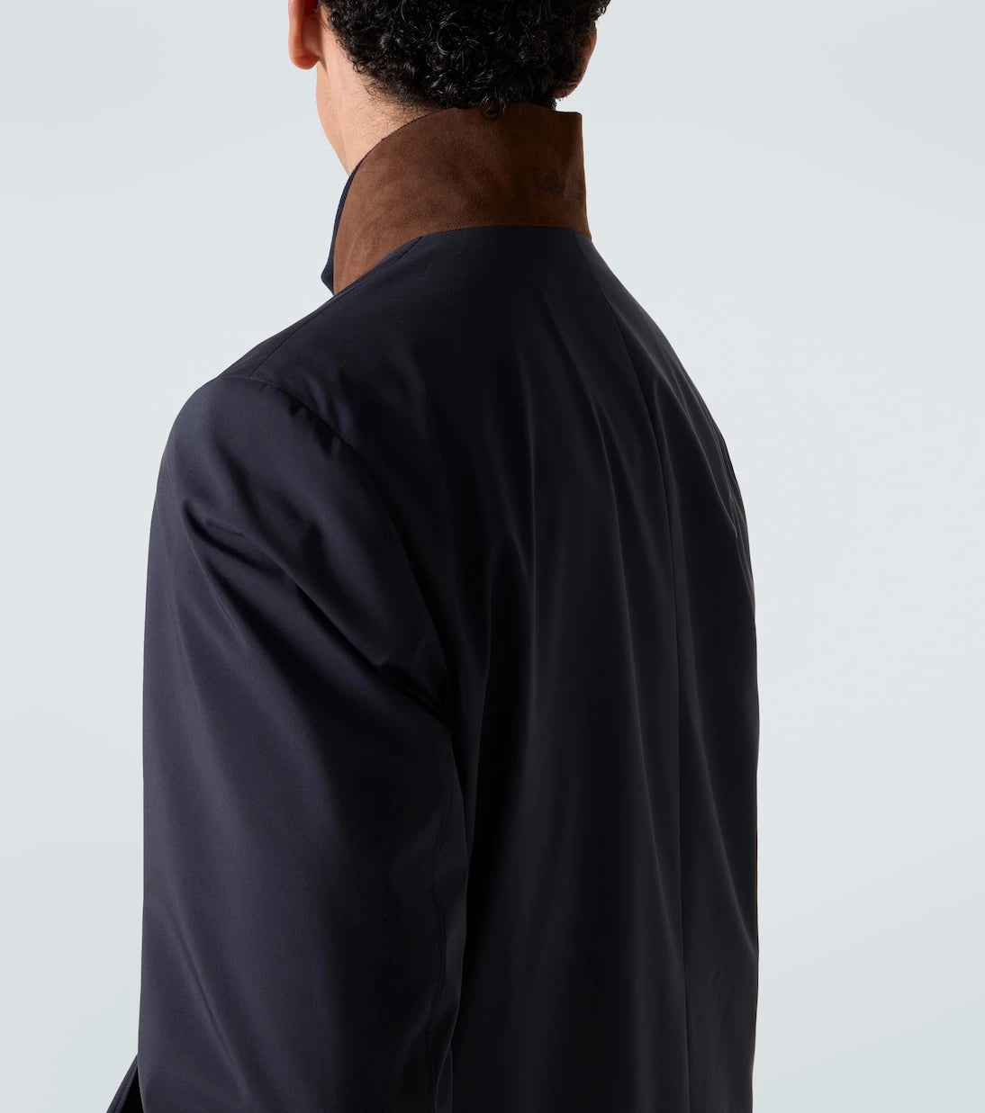 Loro Piana - Windmate® suede-trimmed coat