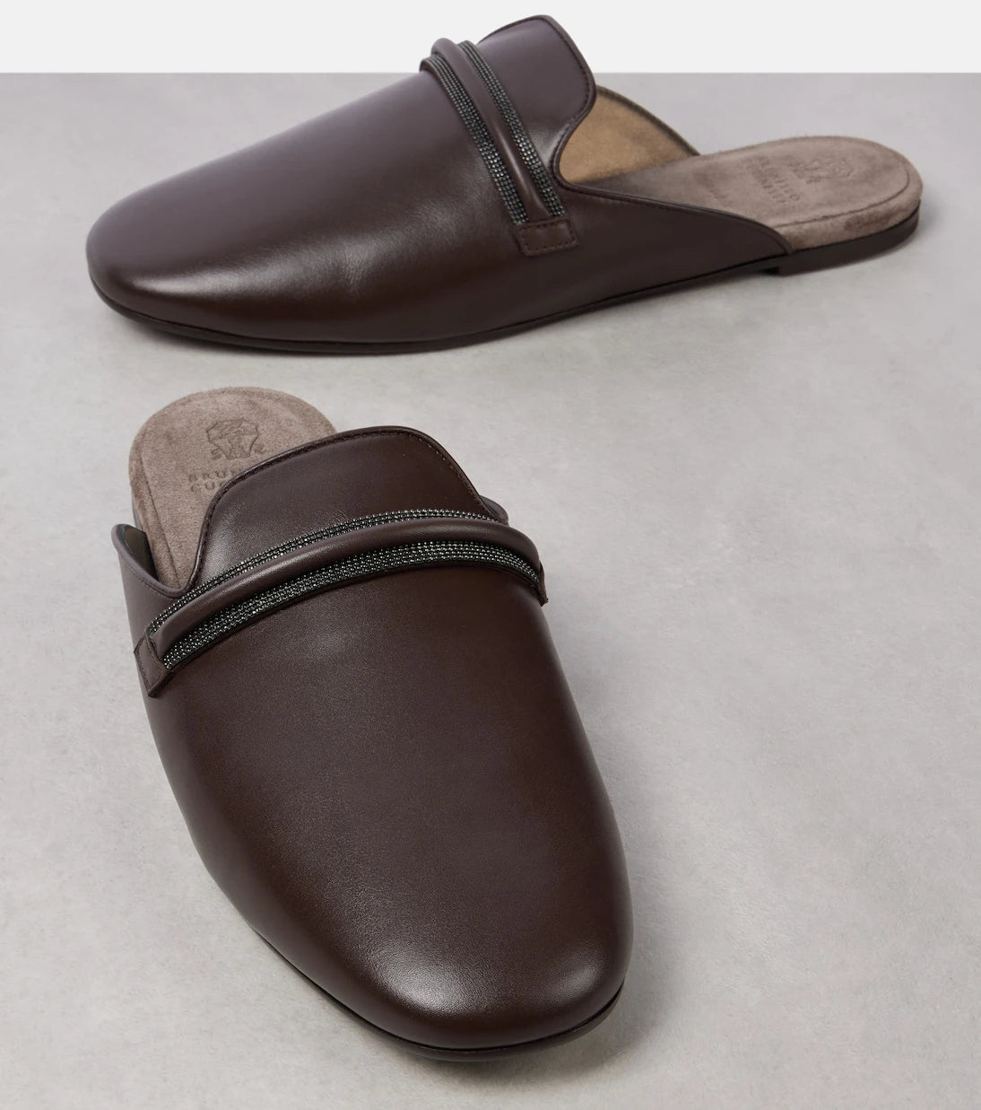 Brunello Cucinelli - Leather mules