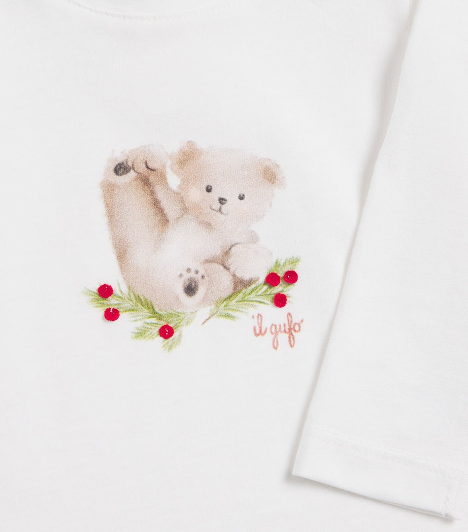 Cotton Bear Long-Sleeve T-Shirt (6-36 Months)