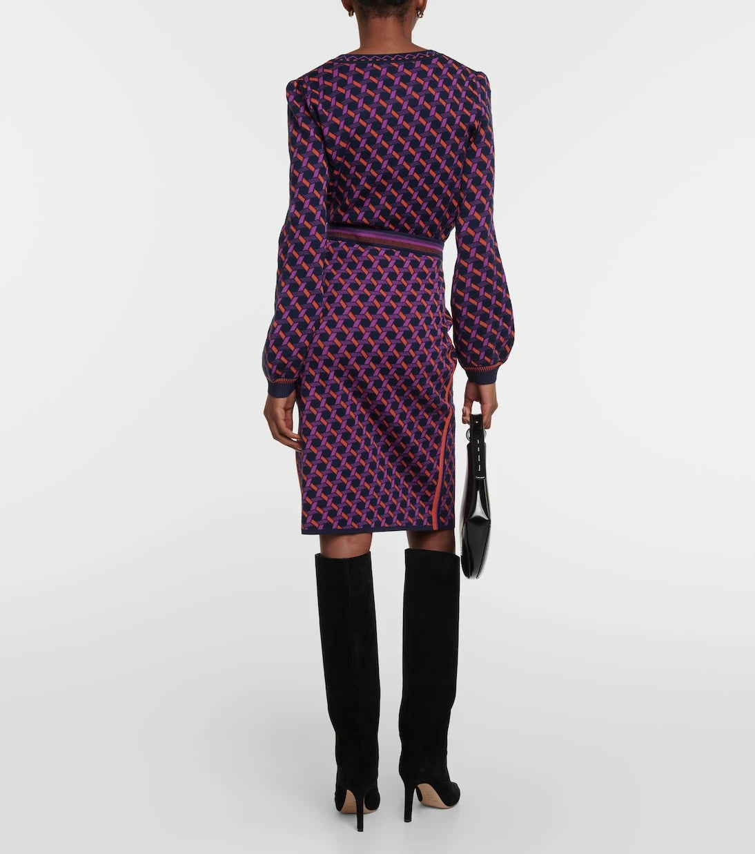 Diane von Furstenberg - Hazel jacquard midi skirt