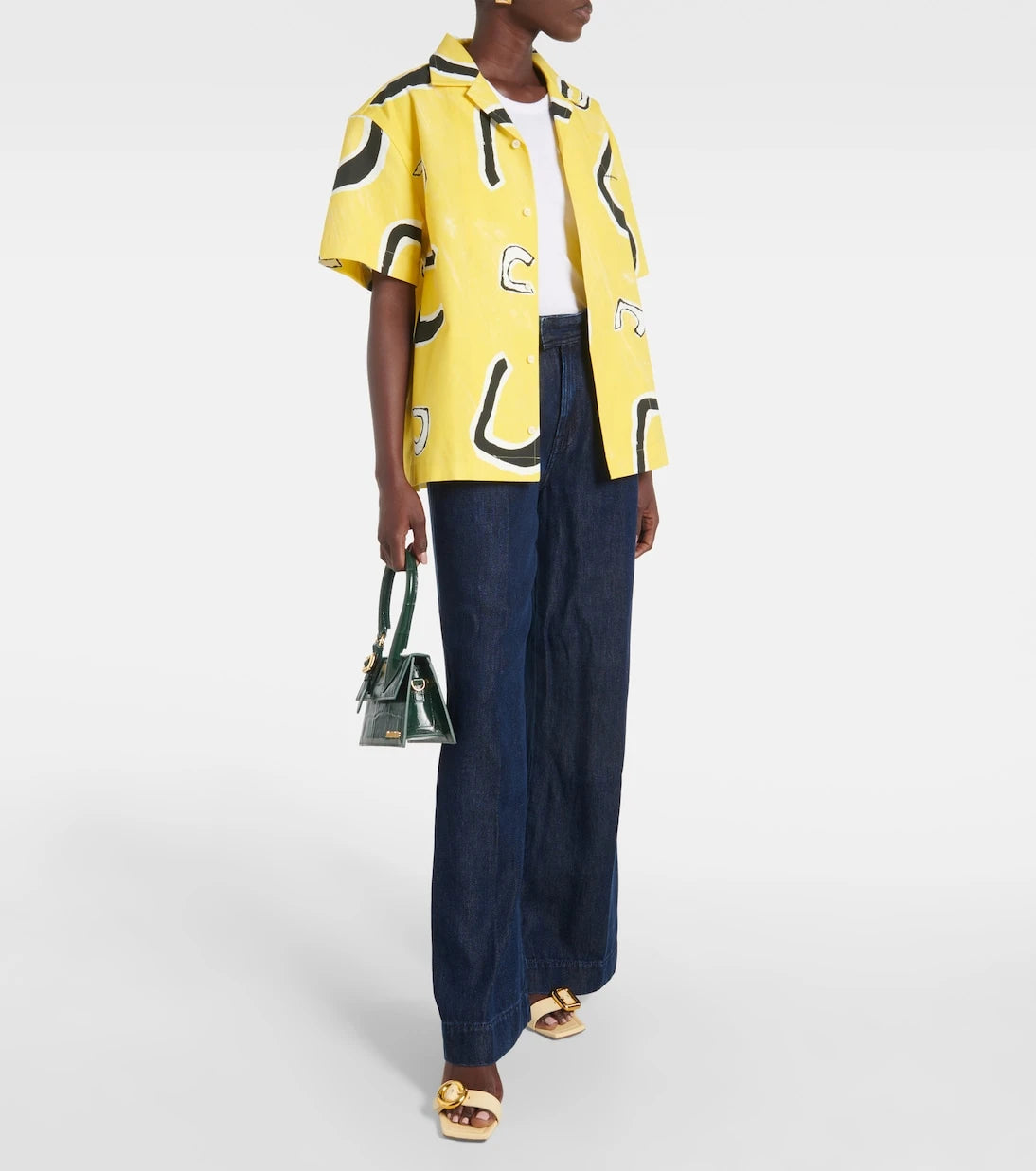 7 For All Mankind - High-rise wide-leg jeans