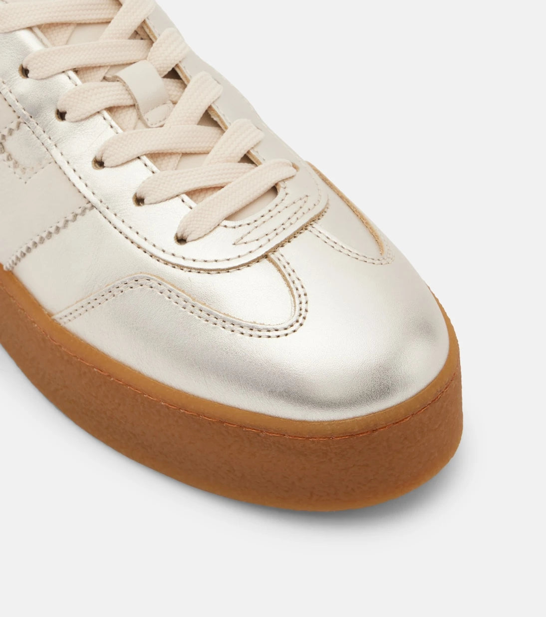 Hogan - H698 metallic leather platform sneakers