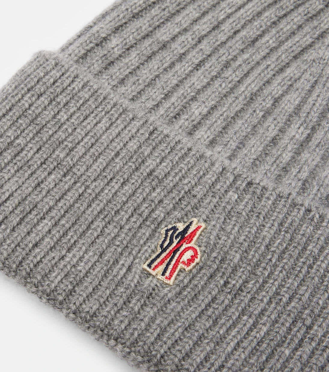 Moncler - Shearling-trimmed cashmere beanie