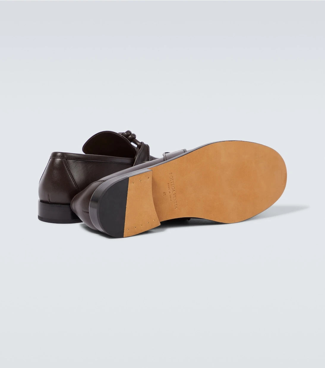 Bottega Veneta - Astaire leather loafers