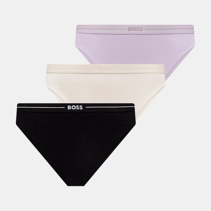 BOSS бикини дамски с памук 3P BRIEF 3 броя