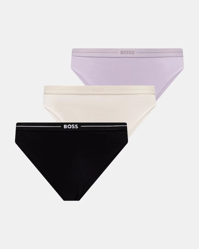 BOSS бикини дамски с памук 3P BRIEF 3 броя