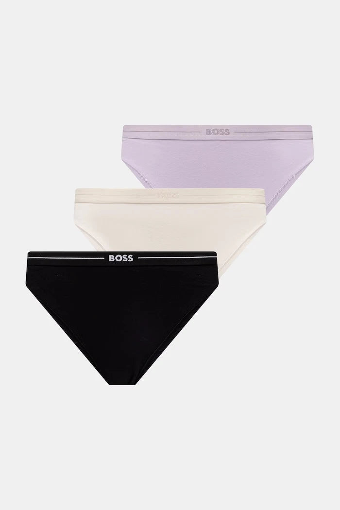 BOSS бикини дамски с памук 3P BRIEF 3 броя
