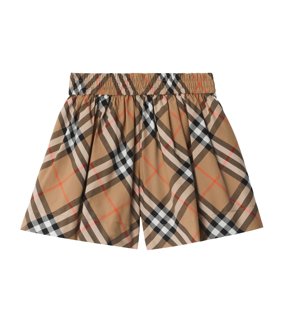 Burberry Kids Cotton Check Shorts (3-12 Years)