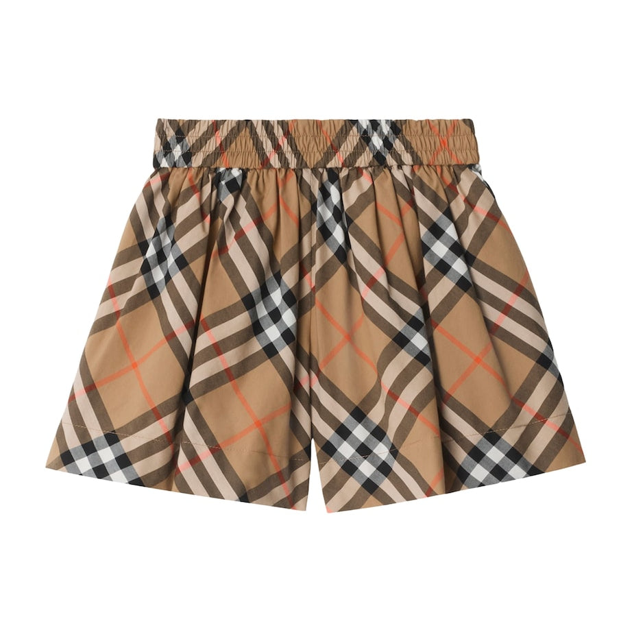 Burberry Kids Cotton Check Shorts (3-12 Years)