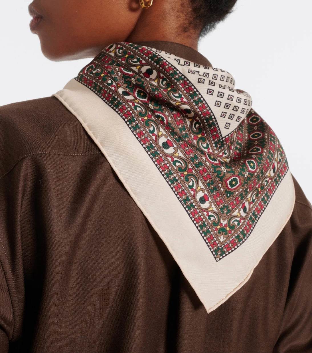 Loro Piana - Printed silk scarf