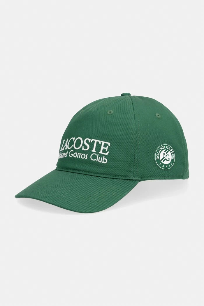 Lacoste шапка с козирка от памук